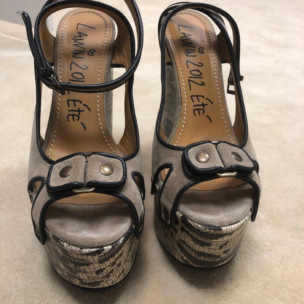 Lavin Platform Sandals Phyton Wedges